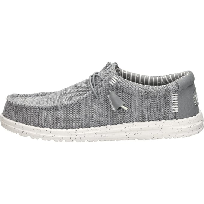 HEYDUDE Wally Stretch Sox Instappers grijs - Maat 42