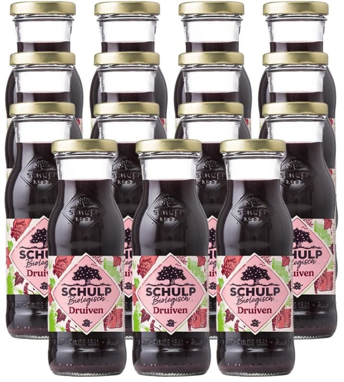 Schulp Druivensap Biologisch (15 x 200 ml)