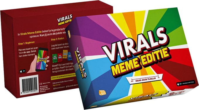 VIRALS: MEME EDITIE - Avondmakers - Party Game - Kaartspel met App