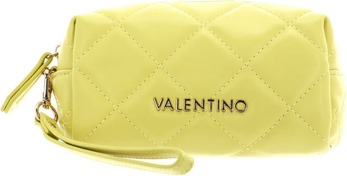 VALENTINO Toilettas Ocarina Soft Cosmetic Case Lime Geel