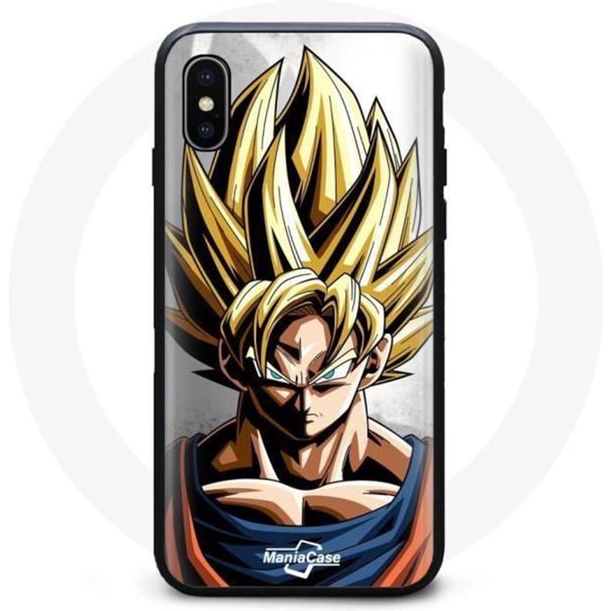 Iphone XS max hoesje Dragon Ball Z Hair Geel