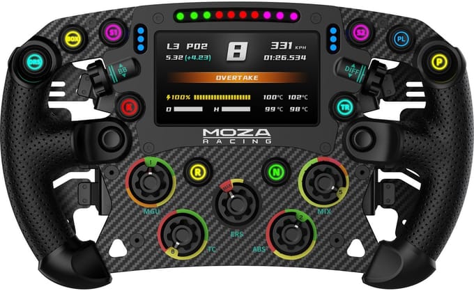 Moza Racing FSR2 Formula Wheel - Wired Controller - PC