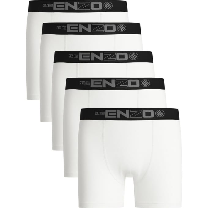 Enzo | 5-pack Heren Boxershorts Katoen Stretch Ondergoed