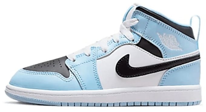 Air Jordan 1 Mid Ice Blue (PS) - Maat 31