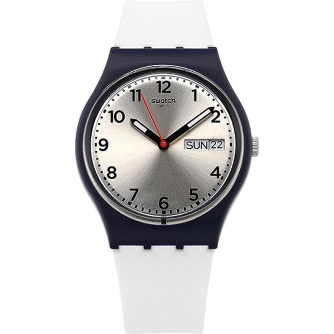 SWatch Gn720 Tech Mode White Delight Public Urethaan Horloge GN720 gray