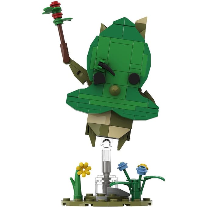 Gobricks Moc Zeldaed Yahaha Korok Brickheadz Spel Figuren Bouwstenen Set Ruïnes Guardian Speelgoed Voor Cadeau