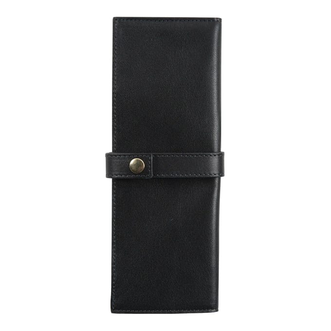 Klein leren opvouwbare etui Jacques Herbin Prestige