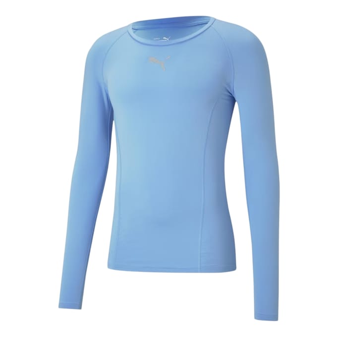Puma Heren Liga Langsleeve T-Shirt (Lichtblauw)