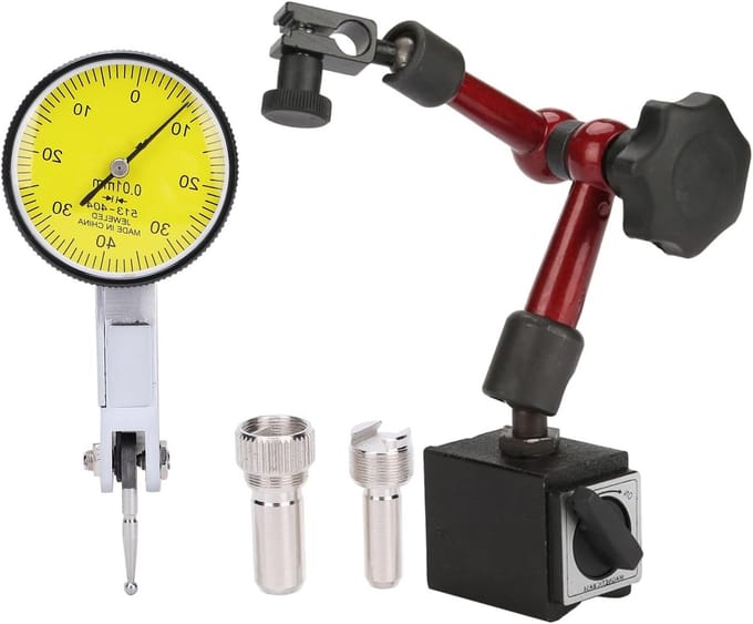 Magnetische Comparator Houder met Flexibele Arm en Basis voor Precisie Metingen tot 0.8mm