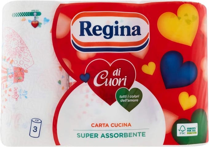 Papier 3-laags met super absorptievermogen - 2 verpakkingen met elk 3 rollen