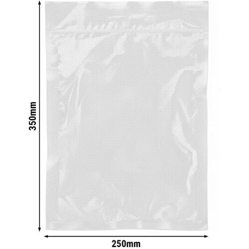 GGM Gastro (800 Stück) Vakuumbeutel - strukturiert - 250x350mm - 75µm