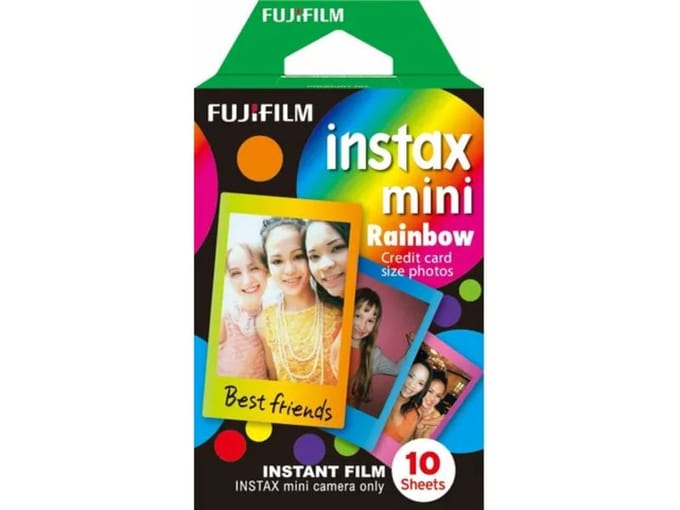 Fujifilm Instax Mini Film Fotopapier 10 Vellen Voor Instax Mini 13/12/11/9//99/0/41 Link Liplay EVO Camera's Rainbow