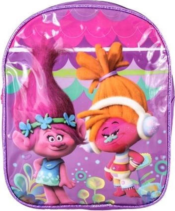 De TROLLS Rugzak Rugtas School Tas 2-5 jaar Leuk
