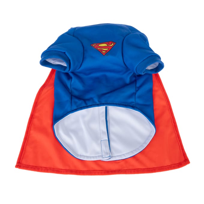 Warner Bros Superman kostuum maat M: 38cm ruglengte hond