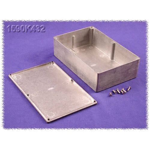 Hammond Electronics 1590K432 Universele behuizing 188 x 120 x 56 Zink Natuur 1 stuk(s)