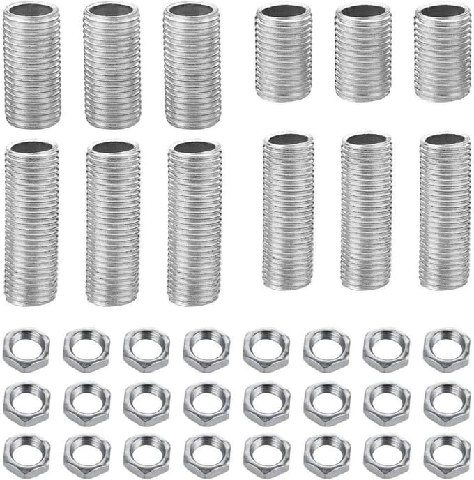 ByShane - Lamp Pipe Tepelset in diverse lengtes inclusief Moer - 36 stuks