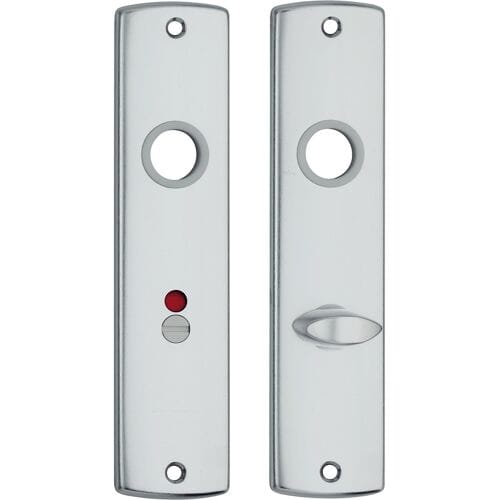 AXA Curve Kortschild met Toilet-stift - Aluminium Geanodiseerd