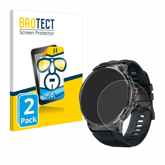 BROTECT - Screenprotector voor Stahlgear Zeus 1.85" - Folie Beschermfolie transparant 2 Stuks