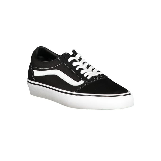 Vans Ward Suede Canvas Heren Sneakers - 41 - Black/White