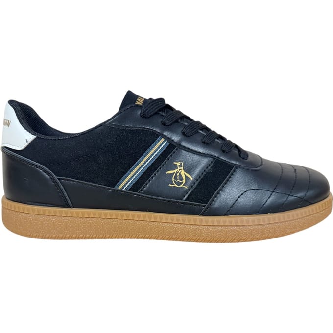 Penguin Striker Heren Zwarte Sneakers