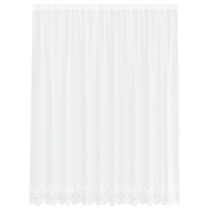 vidaXL Kantgordijn Wit 200 x 300 cm Polyester