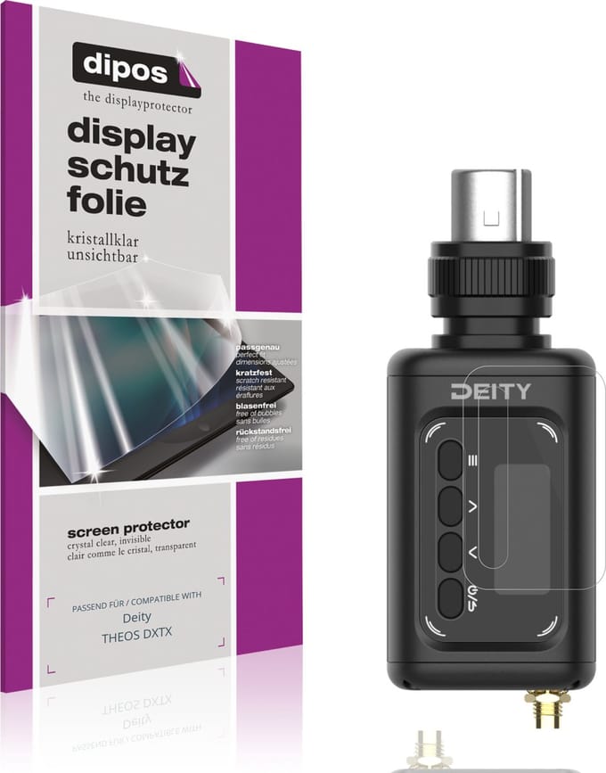 dipos – 4x Beschermfolie geschikt voor Deity THEOS DXTX | Krasbestendige & heldere Screenprotector Ultra-Thin
