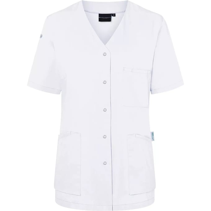 Karlowsky Dames/Dames Essential Werkoverall met korte mouwen (Wit)
