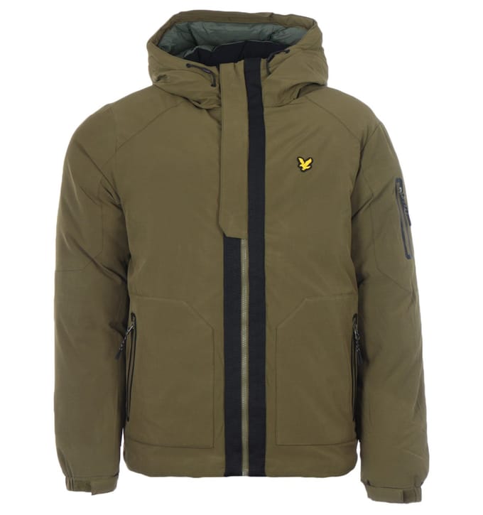 Lyle & Scott bedekkend pufferjack - kaki