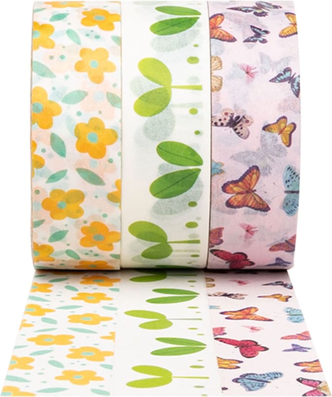 Colorations - Washi Tape Lente 3 Rollen, 5mtr.