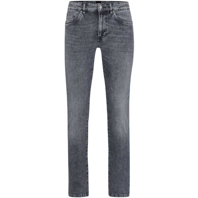 Boss Heren Delaware3 Slim Jeans (Houtskool)