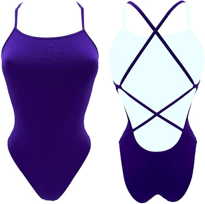 Turbo Patron Sirene Zwemkleding Paars 4XL Vrouw