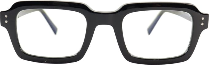 Montour Blauw Licht Bril - Zonder Sterkte - LEVI - Vierkant Model - Zwart - Computerbril - Blue Light Glasses