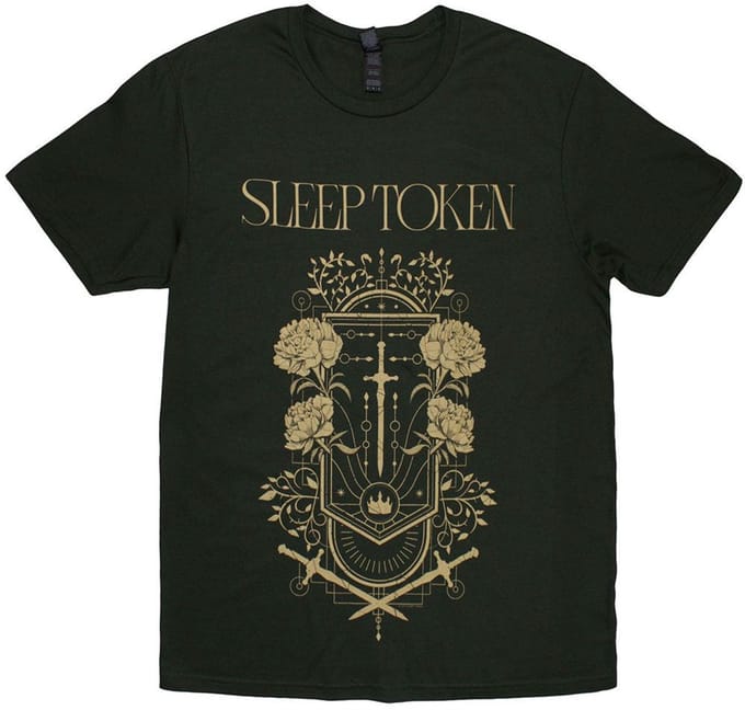 Sleep Token - Damocles Heren T-shirt - S - Groen