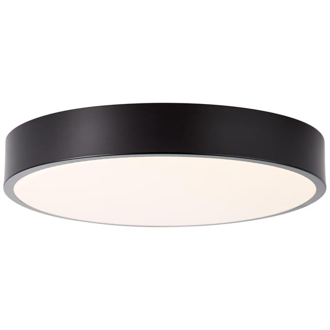 Brilliant Slimline - Plafondlamp - LED 13W - 3000K - Wit/Zwart