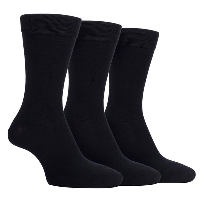 3-Pack Heren Bamboe Kousen Zachte Ademend Sokken