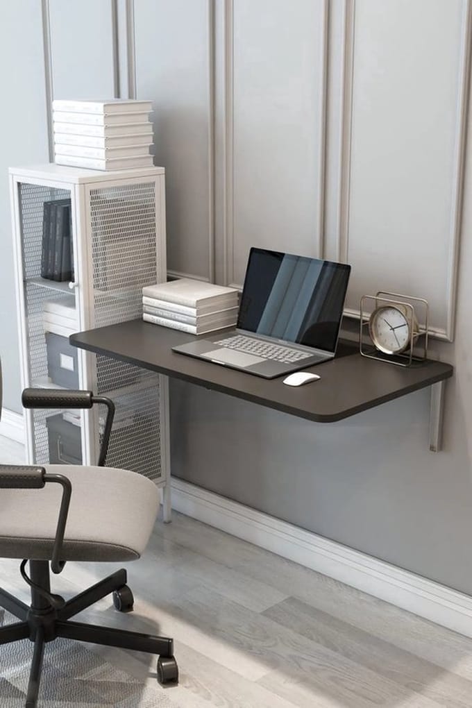 Nestly - Klaptafel - Ovaal - Antraciet - 72x45 cm
