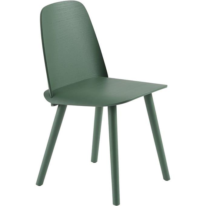 Muuto Nerd eetkamerstoel - groen
