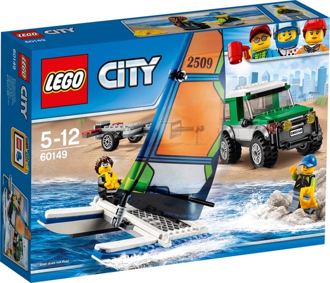 LEGO City 4x4 met catamaran 60149