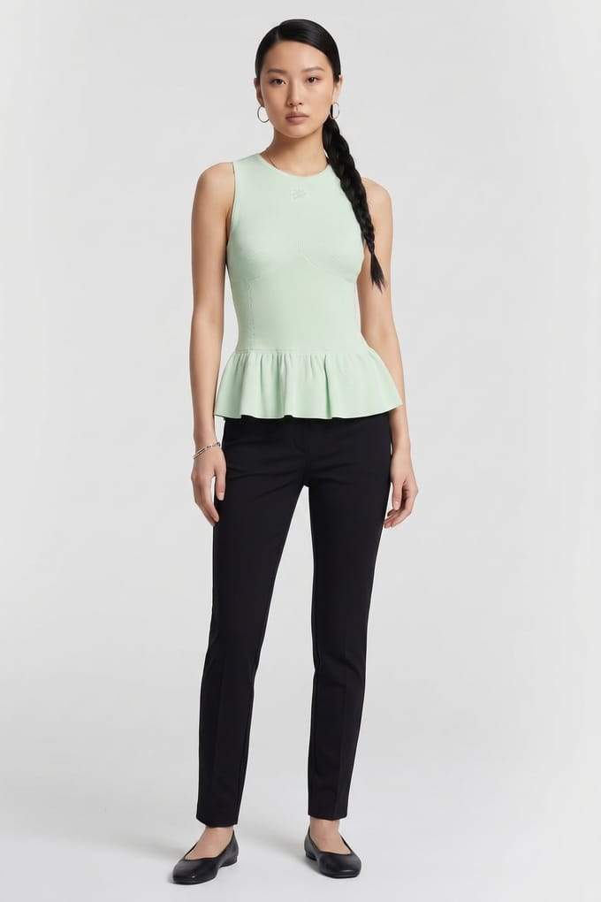 Karl Lagerfeld Sleeveless Knit Top Spray Größe: M | Tanktops Outlet | Damen