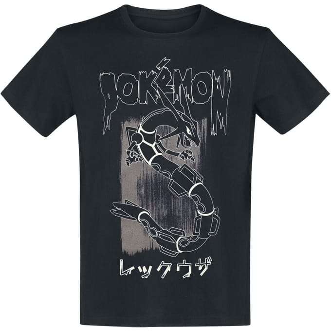 Pokémon Rayquaza Heren T-shirt - zwart - M