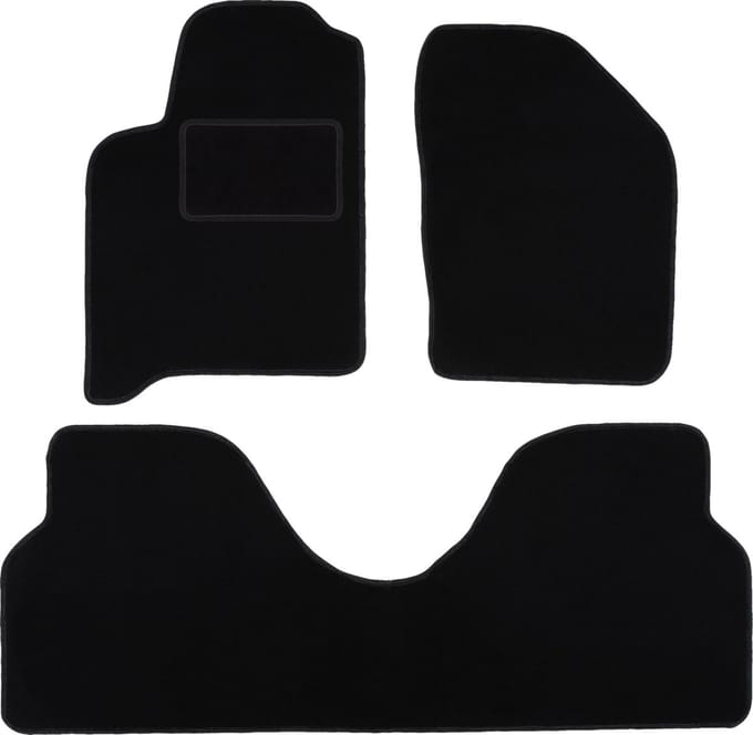 Dywaniki welurowe czarne do: Renault Scenic I minivan (1996-2003)