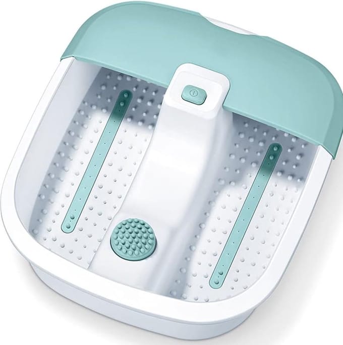 White-Label® Voetenbad - Voetband - Voetmassage Apparaat - Wit net Groen