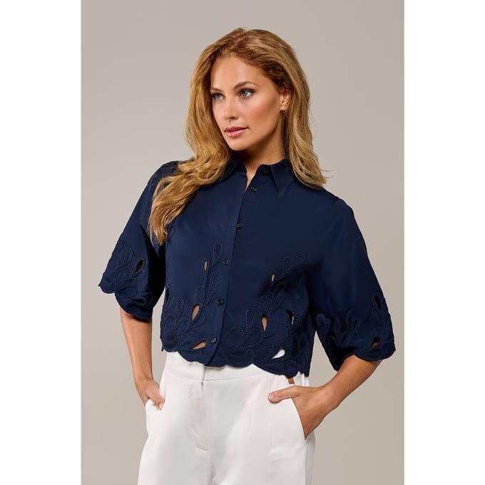 Tirzy Blouse Navy