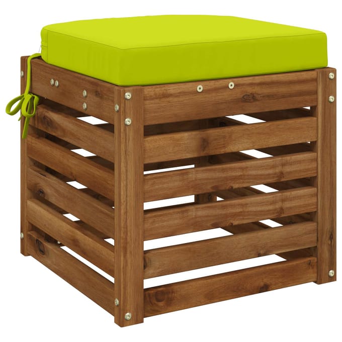 vidaXL - 1-delig - zitkussen - SOEST - 100% - Polyester - Heldere - Groen.