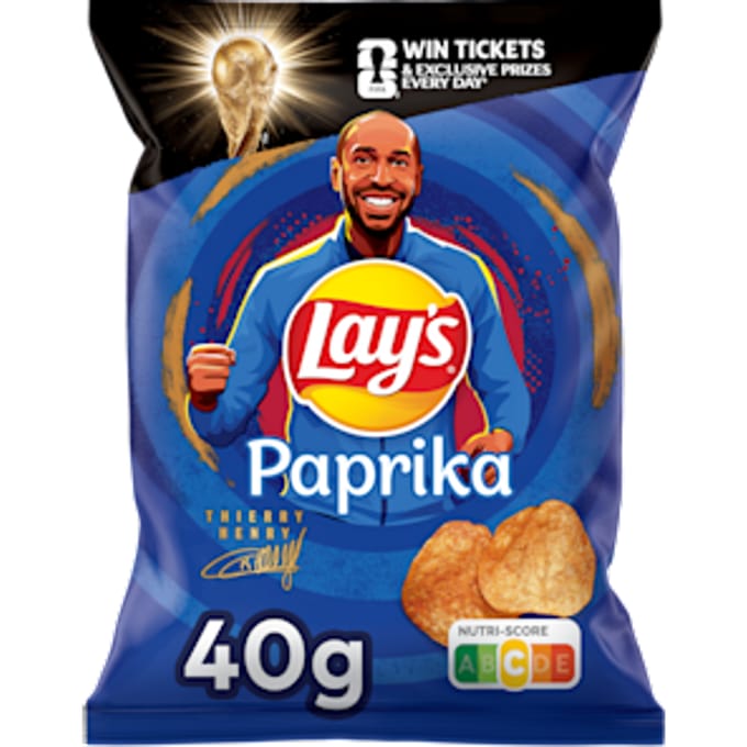 Lay's Chips Paprika - Chips - 20 x 40 gram
