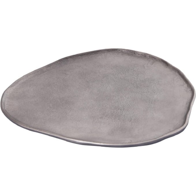 PTMD - Dienblad Kora - Zilver - 36x30x1cm