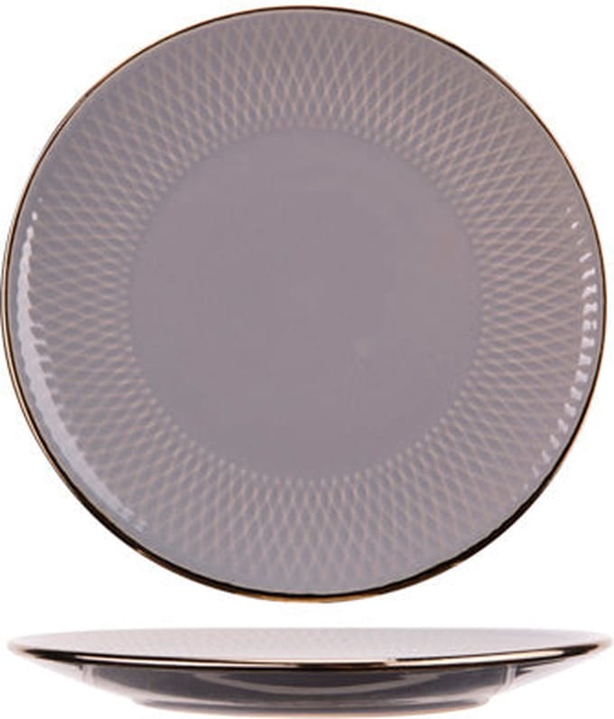 Ravenna Grijs Dessertborden D19,5cm  - Aardewerk