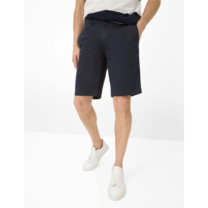 Brax Heren Bermuda  Style BARI NAVY, donkerblauw, maat 48