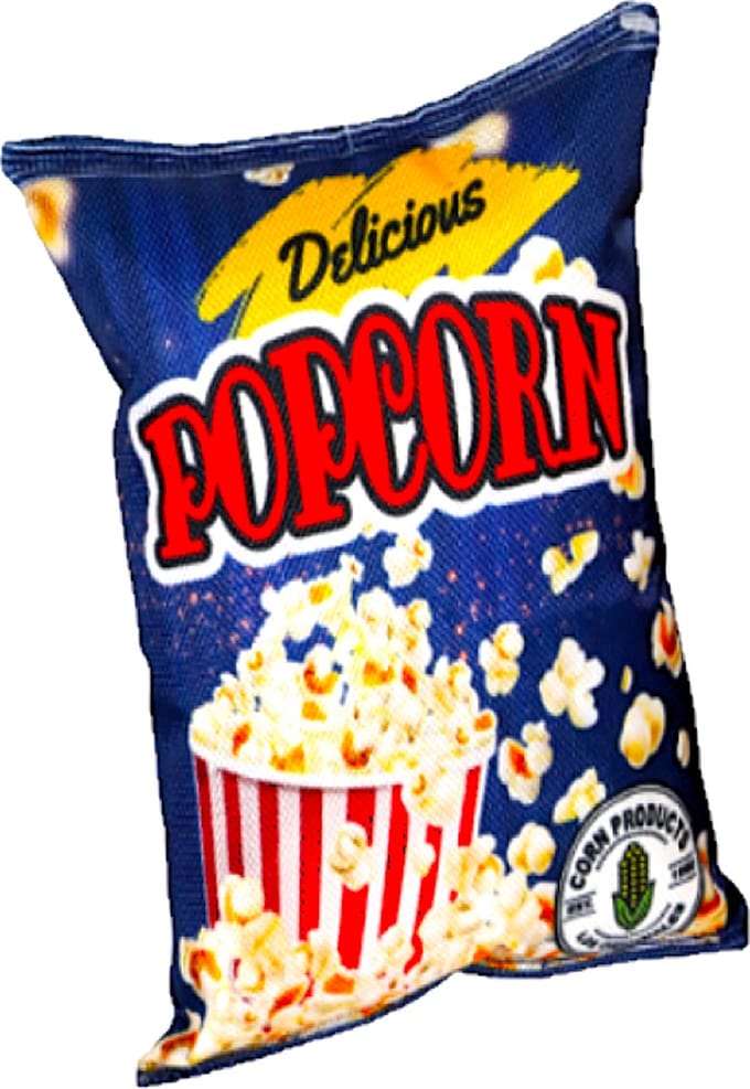 De Boon - Popcorn - Hondenspeelgoed met Pieper - Stevig - 22cm
