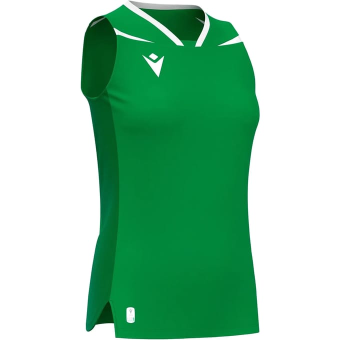 Macron Lily Eco Volleybalshirt Dames - Groen / Wit | Maat: M